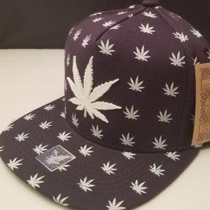 Men's Weed Leaf Cap hat lid...New!!!!